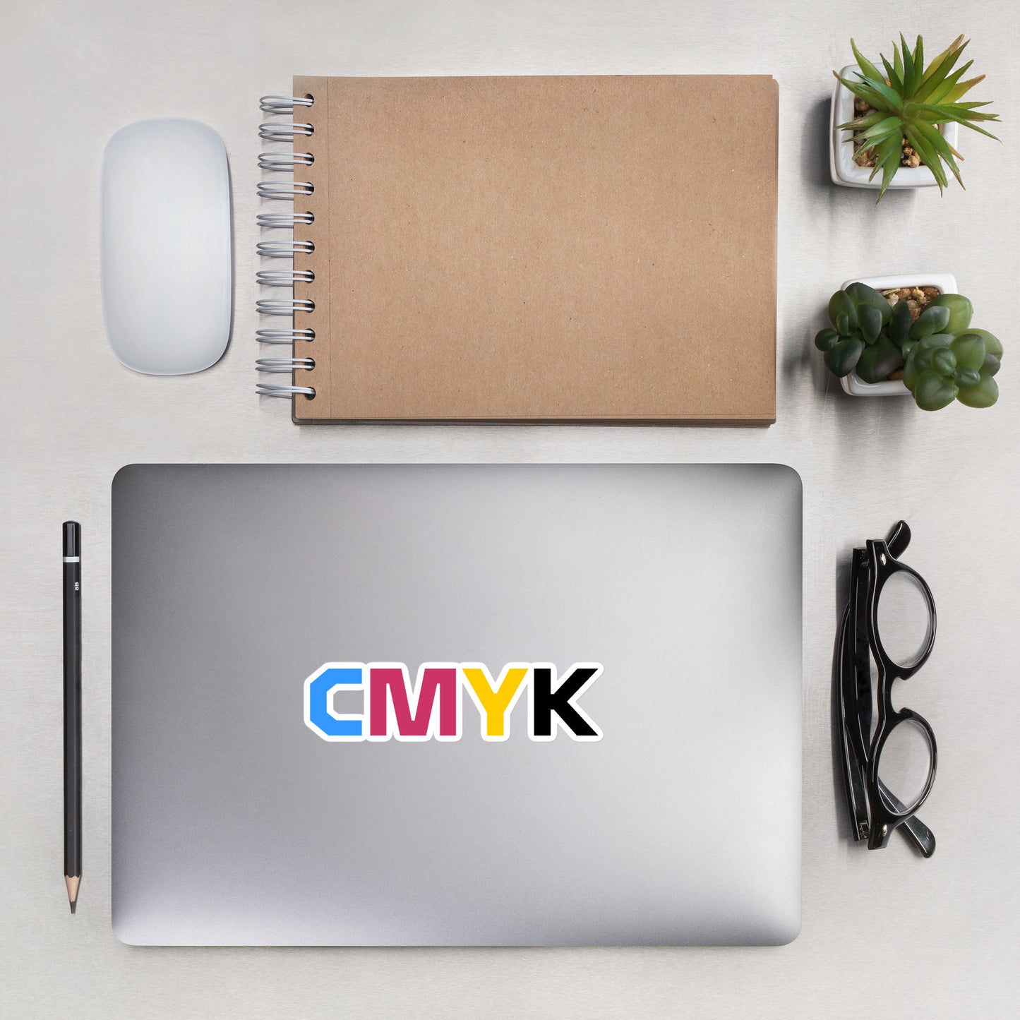 CMYK Bubble-free stickers