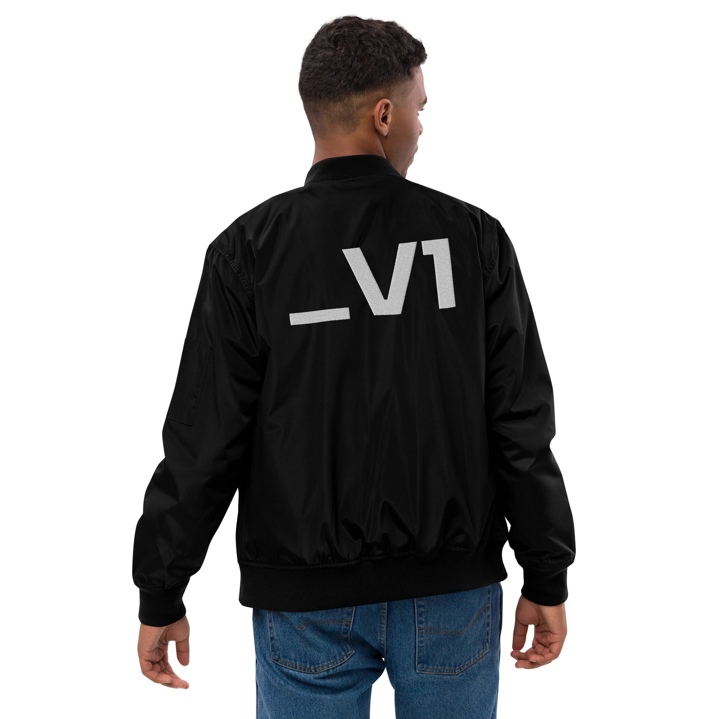 _V1 Embroidered Premium recycled bomber jacket